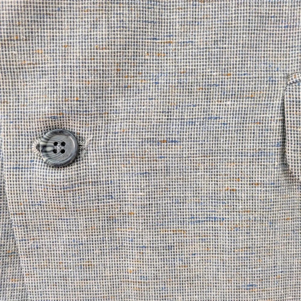 Vintage Palm Beach Blazer Mens‎ Check 48R Tweed Sport Coat 60s-70s